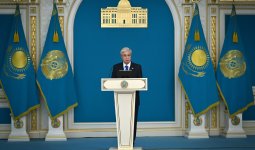 Мемлекет басшысы телекөпір режимінде Ақтоғай мыс балқыту зауытының құрылысын бастау рәсіміне қатысты