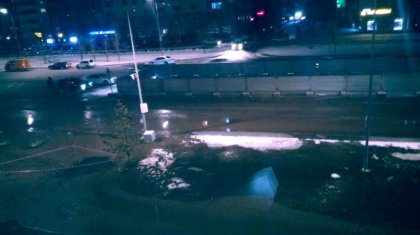 Астанадағы екі көшені су басты