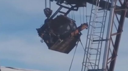 Теміртауда кранның кабинасы жерге құлап түсті