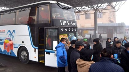 «Түркістан-Ташкент» бағытында халықаралық автобус қатынай бастады