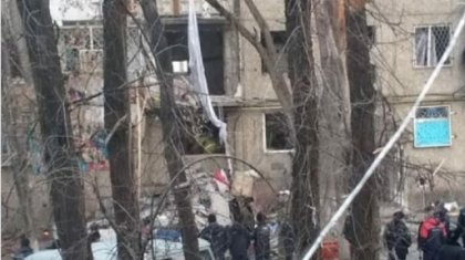Взрыв в многоэтажном доме в Таразе: Из-под завалов извлекли тела двух погибших (ВИДЕО)