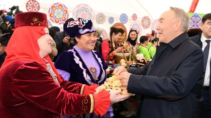 Назарбаев Қазақстан халқының бірлігі күнін мерекелеуге арналған шараға қатысты