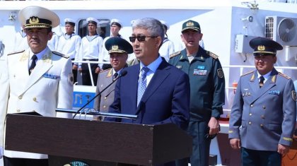 Мәсімов шекара корабліне «Нұр-Сұлтан» атауын салтанатты түрде тапсырды