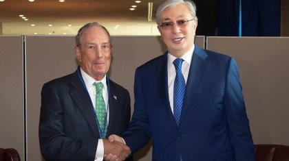 Тоқаев «Bloomberg» ақпарат агенттігінің басшысыммен кездесті