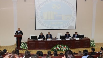 Қарағанды облысы әкімінің орынбасары ҚарМУ студенттеріне дәріс оқыды