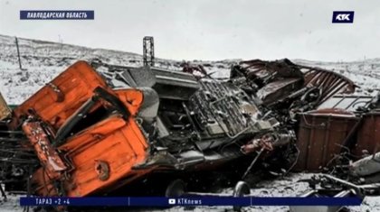 Павлодар облысында локомотив пойыздары соқтығысып, машинист зардап шекті