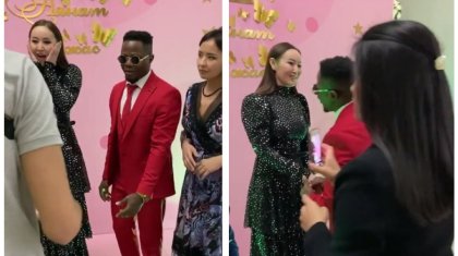 «Қара жігіттің» бетін сүйген Гүлнұр Оразымбетованы тыңдармандары қызғанып қалды (ВИДЕО)