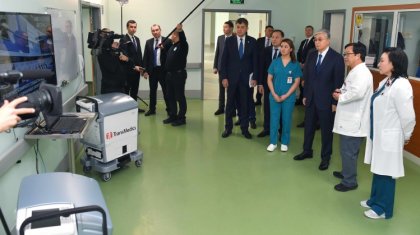 Тоқаев Ұлттық ғылыми кардиохирургия орталығына барды