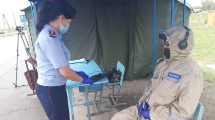 Алматы облысында блокбекеттегі полицейлерге психологиялық көмек көрсетілуде (ВИДЕО)