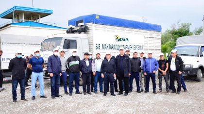 «Ауыл» партиясының «Біз Мақтаралдықтармен біргеміз» атты қайырымдылық автокеруені ауылдарға аттанды