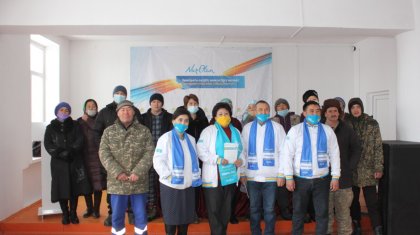 «Талас» аудандық мәслихат депуттатығына үміткерлер ауыл тұрғындарымен кездесті