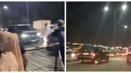 Алматыда ыстық сусыз қалған тұрғындар тас жолды жауып тастады
