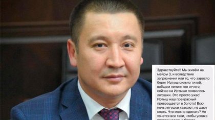 Павлодар әкімі бақаларға шағымданған тұрғындарға жауап берді