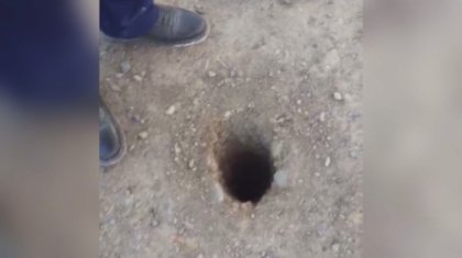 Шығыс Қазақстанда бір түнде пайда болған терең шұңқыр елді шошытты