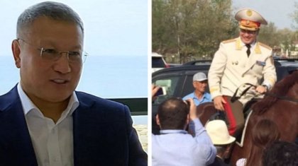 «Атқа отыруға мәжбүр болдым». Генерал Аян Дүйсембаев атпен түсірілген сенсациялық видео туралы ойын айтты