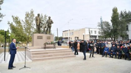 150 жылдық мерейтой: Қостанай облысында Ахмет пен Міржақыптың ескерткіші ашылды