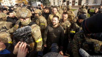 Зеленский Херсонға барды