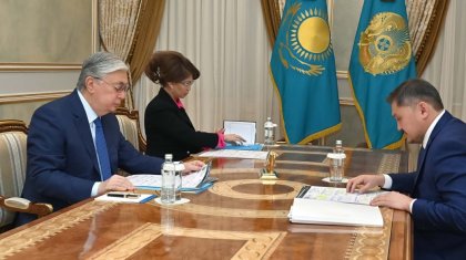 Саясат Нұрбек Президентке есеп берді