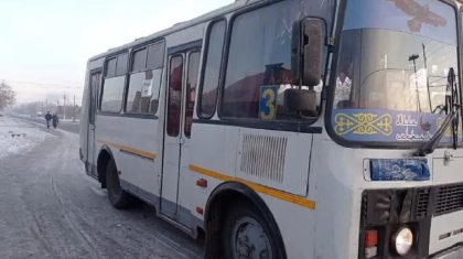 Ерейментауда жолаушылар автобусы өртеніп кетті