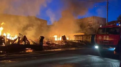 Бурабайда дәмханалардың бірінде жарылыс болды (ВИДЕО)