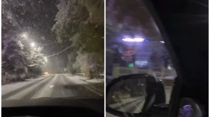 Медеуде қар жауды (ВИДЕО)