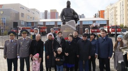 Астанада қаза тапқан құтқарушы Асқар Забикулинге ескерткіш орнатылды