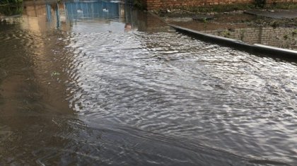 Ақтөбе көшелерін су басты