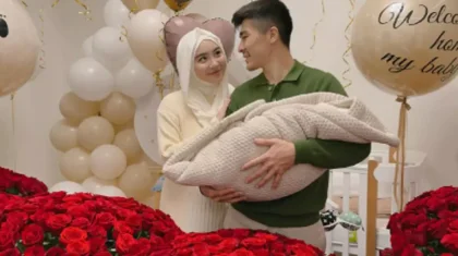 Фариза Төреәлі бала бағуға көмектескен күйеуіне алғысын айтты