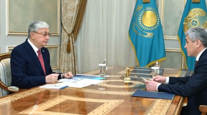 Президент Қарағанды облысының әкімі Ермағанбет Бөлекпаевты қабылдады