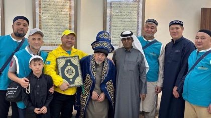 Араб еліндегі Құранды қазақ азаматы өз қолымен жазған (ВИДЕО)