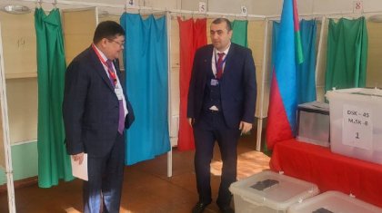 Мәжіліс депутаттары Әзербайжандағы Президент сайлауына бақылаушы болды