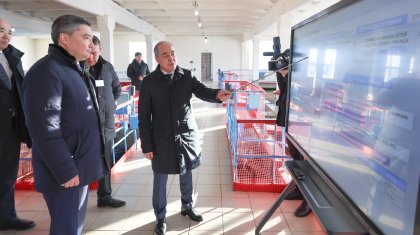 Олжас Бектенов Орал ЖЭО жұмысын тексерді