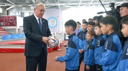 Президент Ольга Рыпакова атындағы жеңіл атлетика орталығына барды
