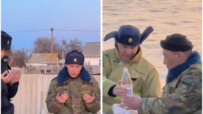 «Сендерге басымды иемін»: Желіде құтқарушылардың оразасын ашқан сәтінен видео тарады (ВИДЕО)