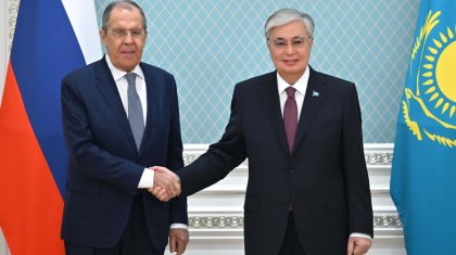 Президент Ресейдің Сыртқы істер министрі Сергей Лавровты қабылдады