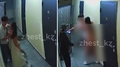 Желіде жігіттің қызды тыржалаңаш қуып шыққан видеосы тарады (ВИДЕО)