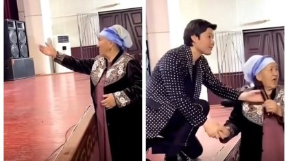 «Ұят бар ма?»: Ернар Айдардың концертіне келген әжей халыққа ұрысты (ВИДЕО)