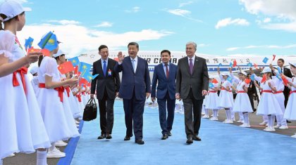 ҚХР Төрағасы Си Цзиньпин Қазақстанға мемлекеттік сапармен келді