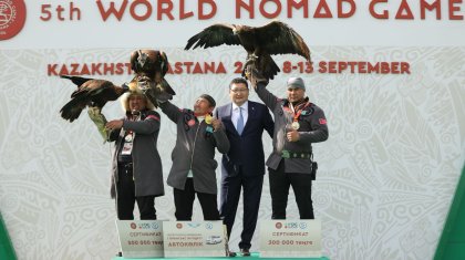 Көшпенділер ойындарында Құсбегіге автокөлік кілті табысталды