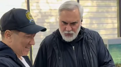 «Қырым кімдікі?» деп сұраңыз...»: Сәкен Майғазиев пен Меладзенің кездесуі елді елең еткізді (ВИДЕО)