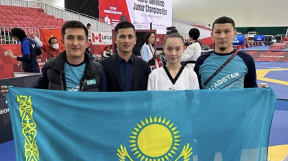 Қазақстандық таеквондошы әлем чемпионатының күміс жүлдегері атанды