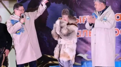 «Арманым орындалған күн»: бүркітші Айшолпанға екі бөлмелі пәтер табыс етілді