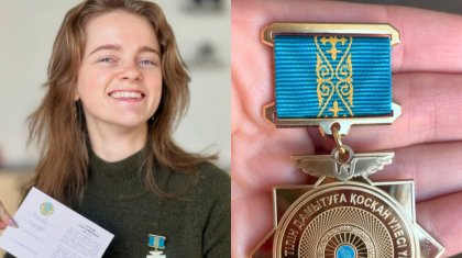 Қазақ тілінде сөйлеп жүрген америкалық ару министрден марапат алды (ВИДЕО)
