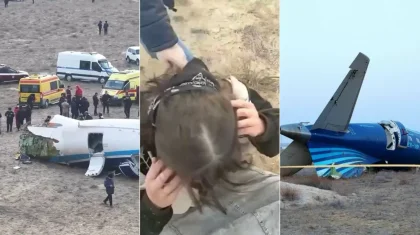 «Анамды құтқарыңызшы, денесінің сау тамтығы жоқ»: Ұшақ апатының куәгері не көргенін айтты