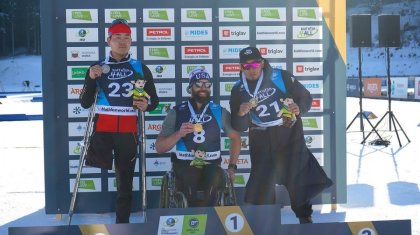 Ербол Хамитов пара биатлоннан әлем чемпионатында жүлдегер атанды