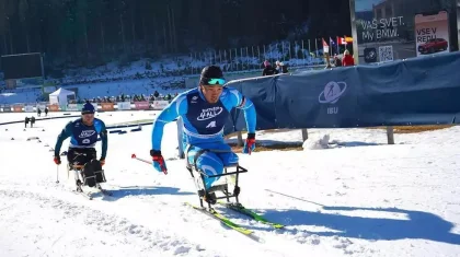 Ербол Хамитов пара биатлоннан әлем чемпионы атанды (ВИДЕО)