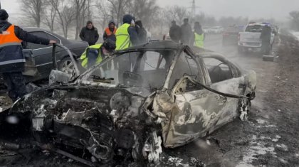 Алматы облысында жол апатынан 4 адам тіл тартпай кетті