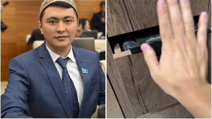 «Еркек көрсететін дүние емес»: Депутат Дәулет Мұқаев іш киімін елге көрсетіп мақтанды (ВИДЕО)