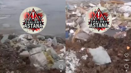 Көл құрылыс қалдығымен көміліп, тұрғындар дабыл қағуда: Астана әкімдігі неге үнсіз?