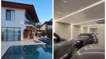 Екі Range Rover мен Rolls-Royce: Әнші Бүркіттің зәулім үйі ел назарын аударды (ВИДЕО)
